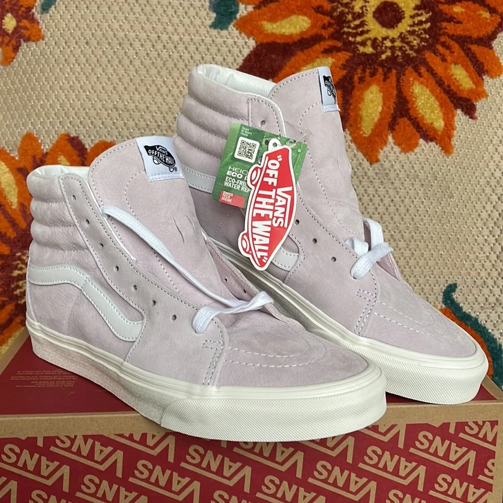 Vans Sk8-Hi Pig Suede Orchid/Ice Snow White WMNS sneakers
